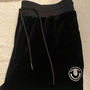 Womens True Religion Velour Joggers